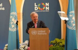 Climat : le chef de l’ONU dévoile sa feuille de route pour sortir des énergies fossiles