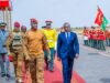 Arrivée du président béninois Romuald Wadagni à Ouagadougou