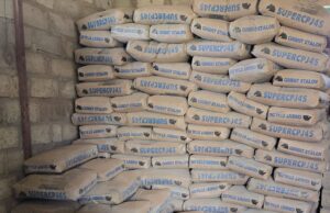 Ouagadougou: plus de 15 tonnes de ciment saisies dans un dépôt clandestin