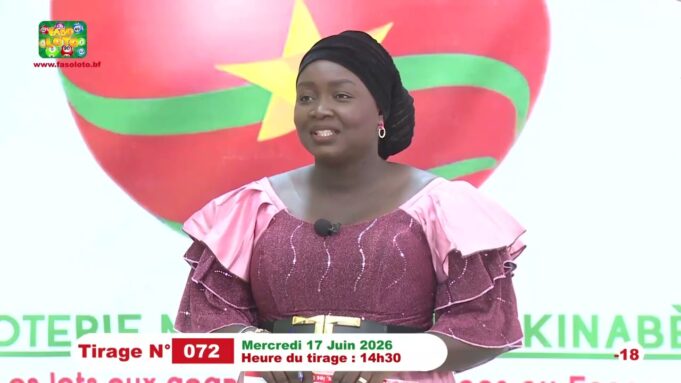 LONAB/FASO LOTO: les résultats du tirage du mercredi 17 juin 2026