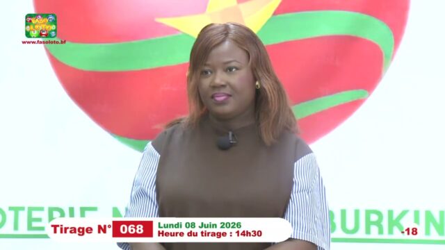 LONAB/FASO LOTO: les résultats du tirage du lundi 8 juin 2026