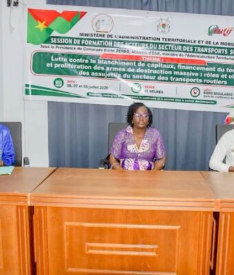 Burkina/Blanchiment de capitaux: les acteurs des transports terrestres du Grand Ouest outillés à lutte