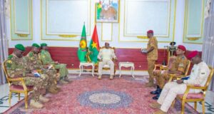 Les ministres chargés de la Défense de l’AES reçus par le Capitaine Ibrahim Traoré