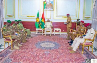 Les ministres chargés de la Défense de l’AES reçus par le Capitaine Ibrahim Traoré