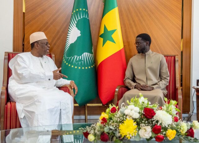 Bassirou Diomaye Faye et Macky Sall