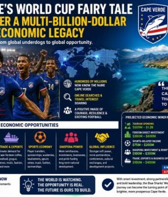 L’épopée du Cap-Vert à la Coupe du monde pourrait générer des retombées économiques se chiffrant en milliards de dollars
