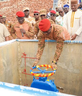 Burkina: le Capitaine Ibrahim Traoré inaugure le barrage de Pô Kapro
