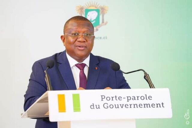 Amadou Coulibaly, le porte-parole du gouvernement ivoirien