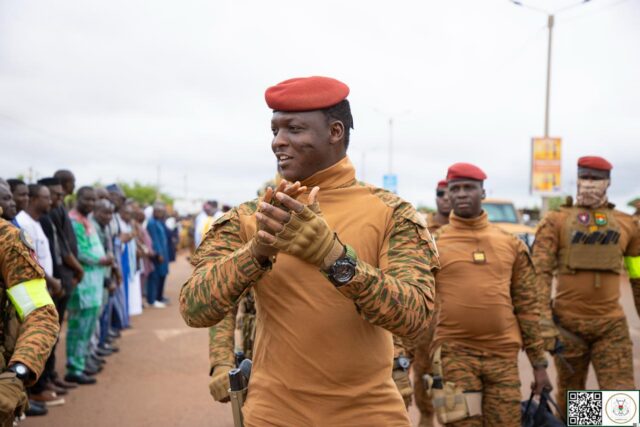 Le capitaine Ibrahim Traoré à Ouahigouya
