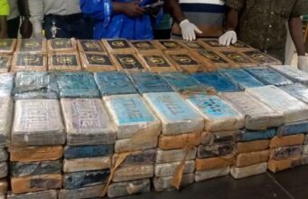 Près de 4 tonnes de cocaïne estimée à 317 millions de dollars interceptés