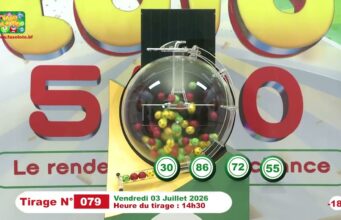 LONAB/FASO LOTO: les résultats du tirage du vendredi 3 juillet 2026