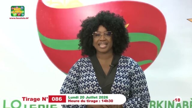 LONAB/FASO LOTO: les résultats du tirage du lundi 20 juillet 2026
