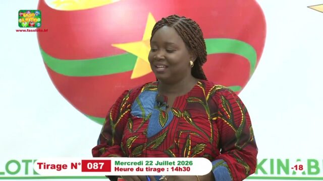 LONAB/FASO LOTO: les résultats du tirage du mercredi 22 juillet 2026