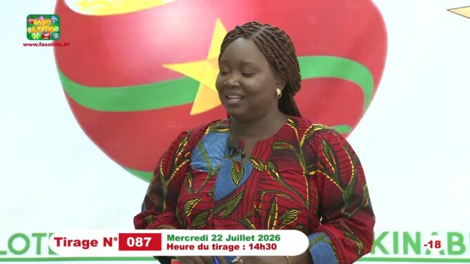 LONAB/FASO LOTO: les résultats du tirage du mercredi 22 juillet 2026