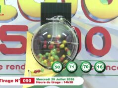 LONAB/FASO LOTO: les résultats du tirage du mercredi 29 juillet 2026