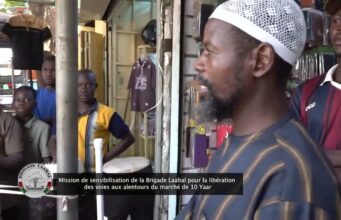 Burkina: la Brigade Laabal aux alentours du marché de 10 Yaar