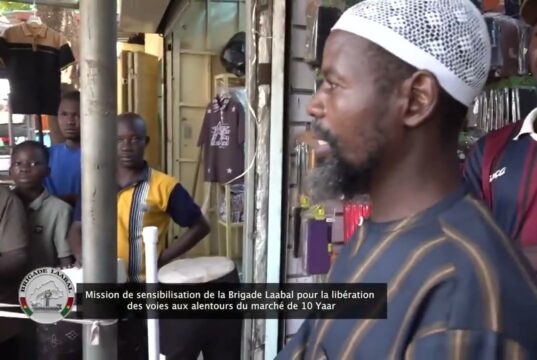 Burkina: la Brigade Laabal aux alentours du marché de 10 Yaar