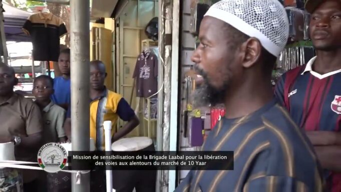 Burkina: la Brigade Laabal aux alentours du marché de 10 Yaar