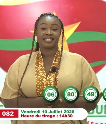 LONAB/FASO LOTO: les résultats du tirage du vendredi 10 juillet 2026