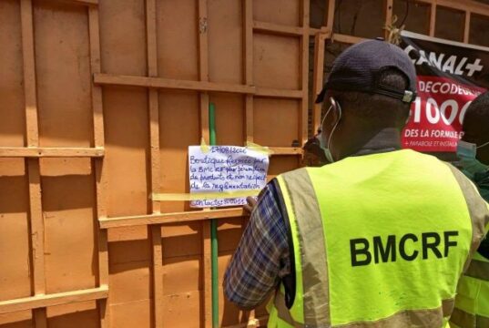 Ouagadougou: des magasins et boutiques fermés et scellés