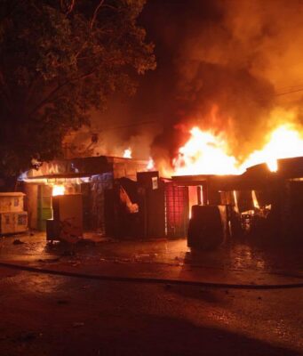 Burkina: incendie d’une série de magasins à Bobo-Dioulasso