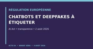 Union européenne: chatbots et deepfakes entrent dans l’ère de l’étiquetage obligatoire