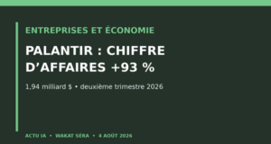 Palantir double presque son chiffre d’affaires trimestriel grâce à la demande en IA