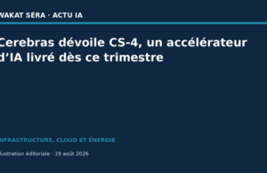 Cerebras dévoile CS-4, un accélérateur d’IA livré dès ce trimestre