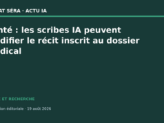 Santé: les scribes IA peuvent modifier le récit inscrit au dossier médical