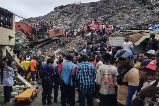 Guinée: 30 morts et 22 blessés à la suite d’un éboulement d’une décharge d’ordures