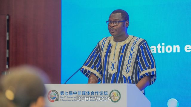 Le ministre de la Communication, de la Culture, des Arts et du Tourisme, Pingdwendé Gilbert Ouédraogo