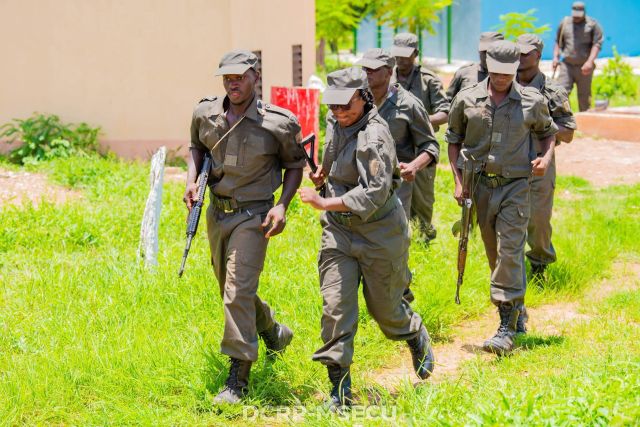Une vue des journalistes en pleine formation à l'Académie de Police nationale sise à Pabré
