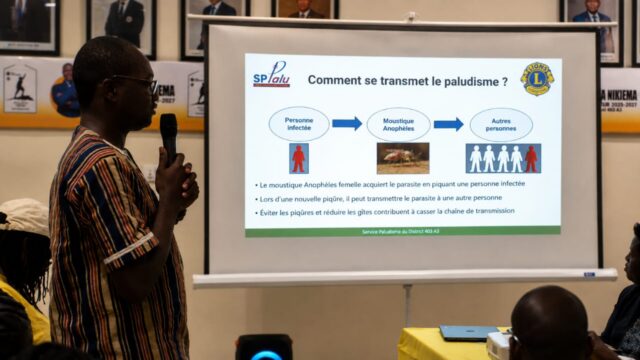 Des Lions et Léos outillés en prévention du paludisme
