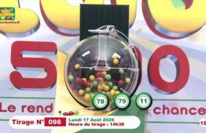 LONAB/FASO LOTO: les résultats du tirage du lundi 17 août 2026