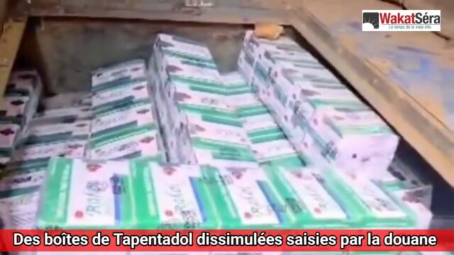 Burkina: saisie de boîtes de Tapentadol dissimulées dans un car