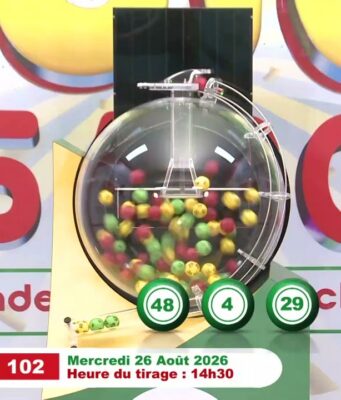 LONAB/FASO LOTO: les résultats du tirage du mercredi 26 août 2026