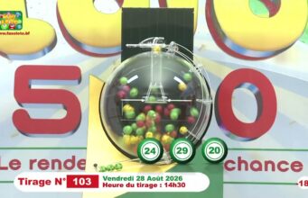 LONAB/FASO LOTO: les résultats du tirage du vendredi 28 août 2026