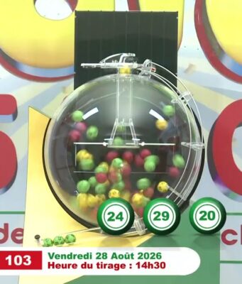 LONAB/FASO LOTO: les résultats du tirage du vendredi 28 août 2026