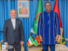 Burkina-Iran: le renforcement de la coopération au menu d’un échange entre Karamoko Traoré et l’ambassadeur Faghini