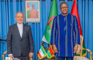 Burkina-Iran: le renforcement de la coopération au menu d’un échange entre Karamoko Traoré et l’ambassadeur Faghini