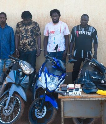Ouagadougou: 4 présumés spécialistes de vols à main armée et blanchiment de capitaux aux arrêts