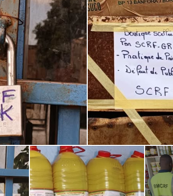 Burkina: des boutiques scellées à Bobo-Dioulasso