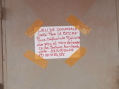 Ouagadougou: des commerces scellés pour pratiques illicites