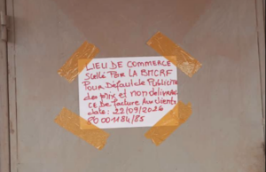 Ouagadougou: des commerces scellés pour pratiques illicites