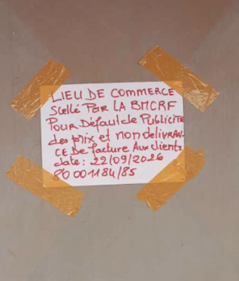 Ouagadougou: des commerces scellés pour pratiques illicites