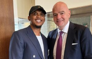 Développement du football africain: Eto’o appelle l’Afrique à soutenir Infantino