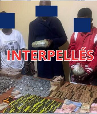 651 sachets de cannabis et plus d’un million F CFA saisis, trois interpellations