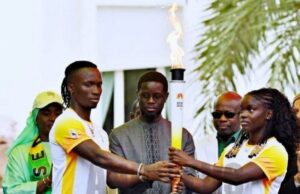 Dakar chauffé à la flamme olympique!