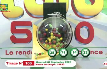 LONAB/FASO LOTO: les résultats du tirage du mercredi 2 septembre 2026