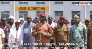 Burkina Faso: inauguration du TEXFORCES, ITW du capitaine Ibrahim Traoré (Dioula)